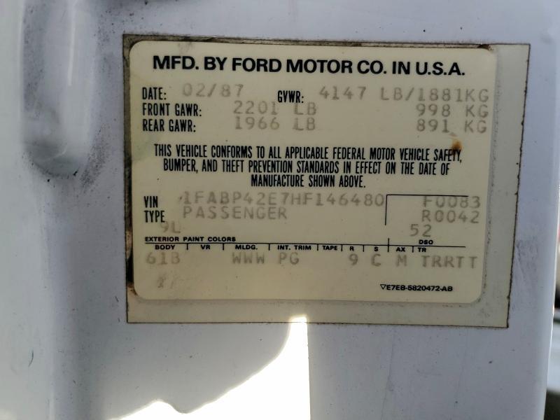 1987 Ford Mustang gt