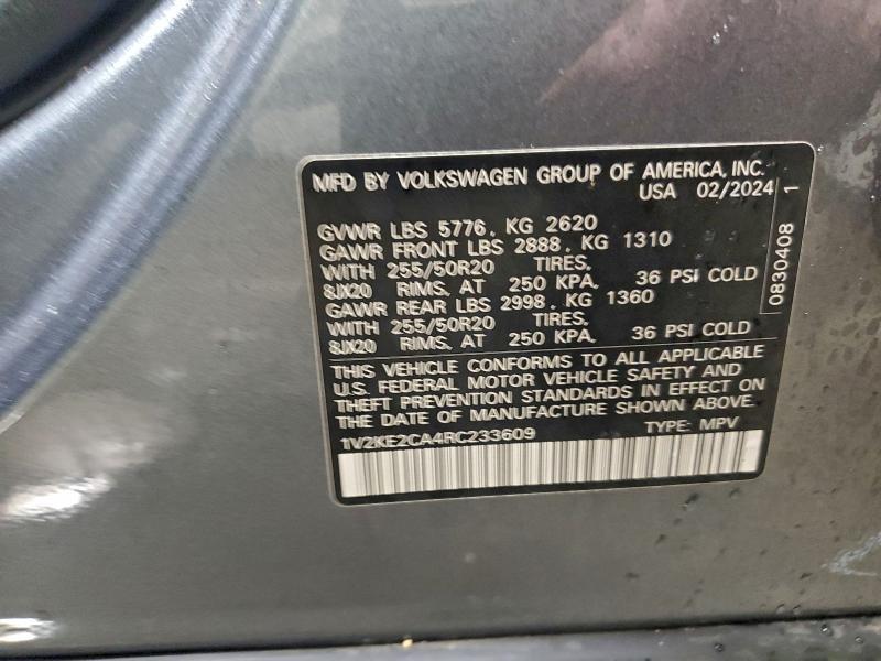 2024 Volkswagen Atlas Cross Sport se