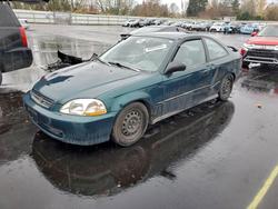 Honda salvage cars for sale: 1998 Honda Civic dx