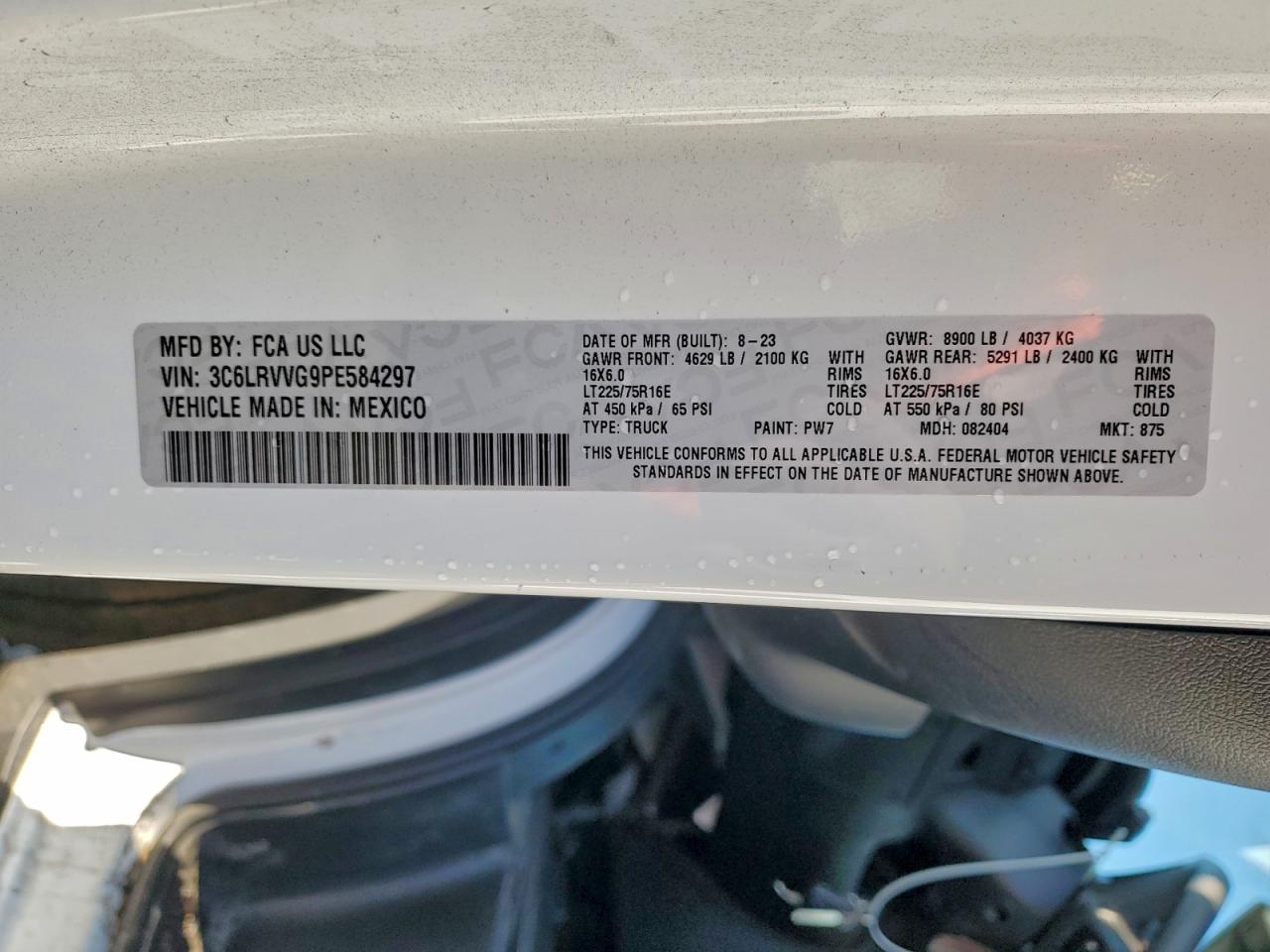 2023 Dodge RAM Promaster 2500 Delivery Van