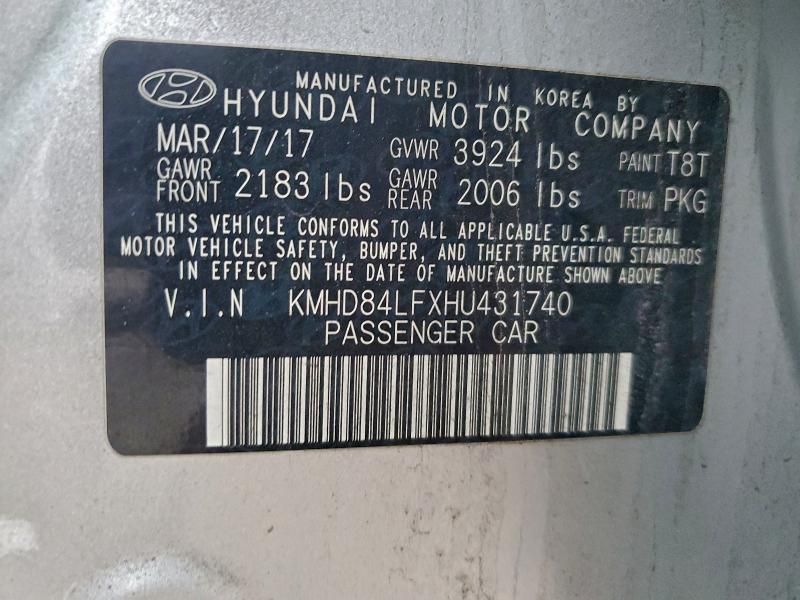 2017 Hyundai Elantra se