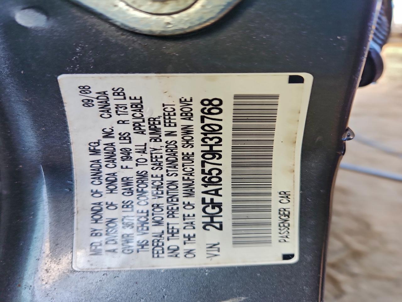 2009 Honda Civic lx