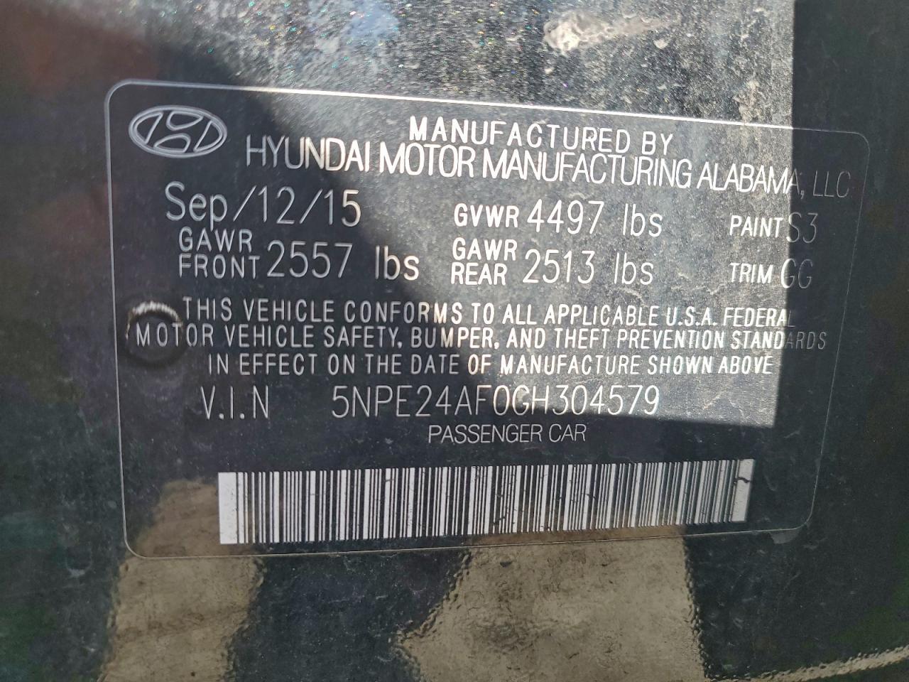 2016 Hyundai Sonata se