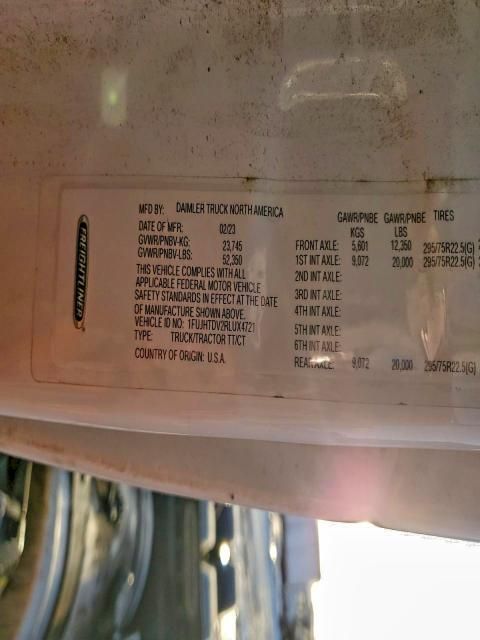 2024 Freightliner Cascadia 116 Semi Truck