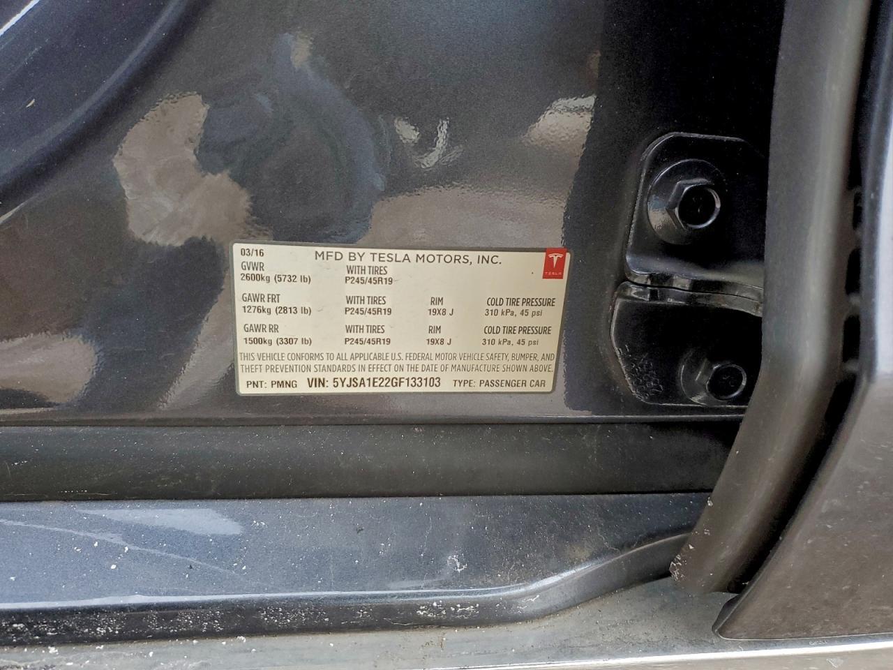 2016 Tesla Model s