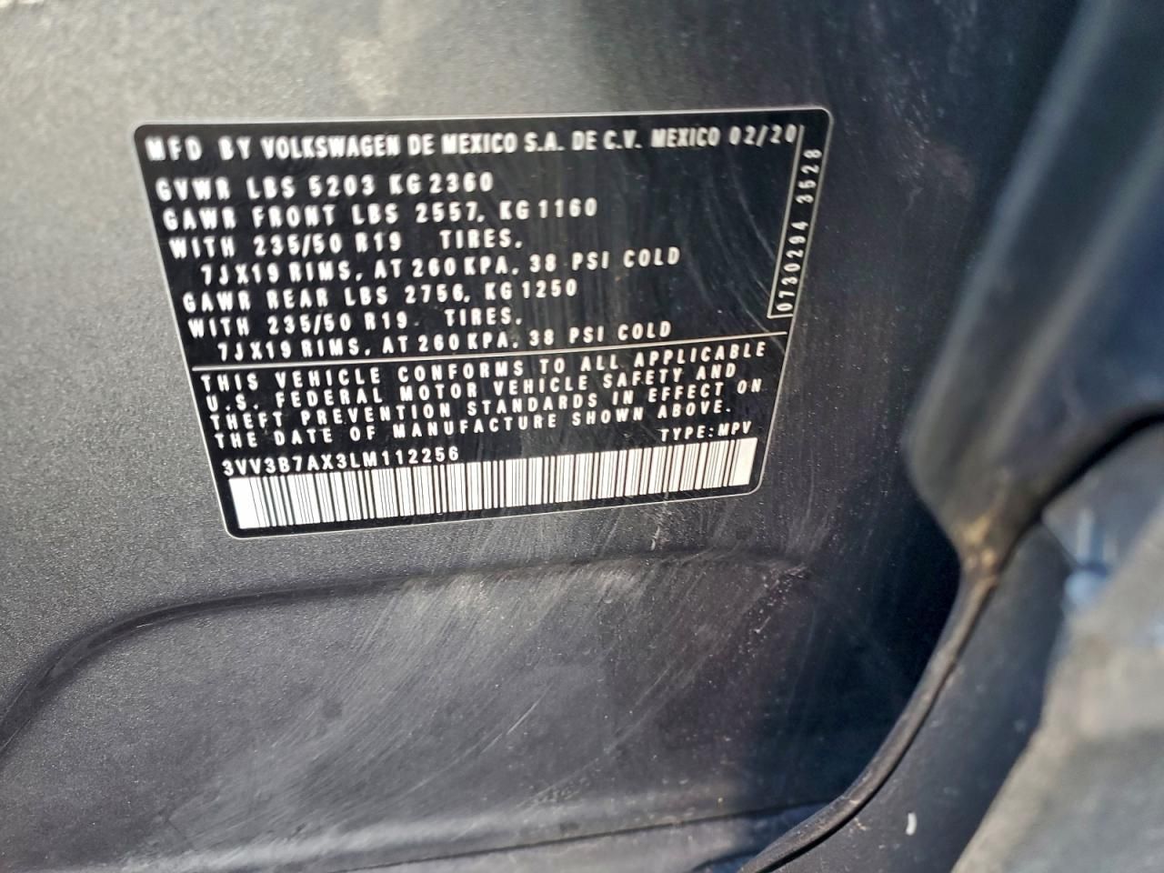 2020 Volkswagen Tiguan se