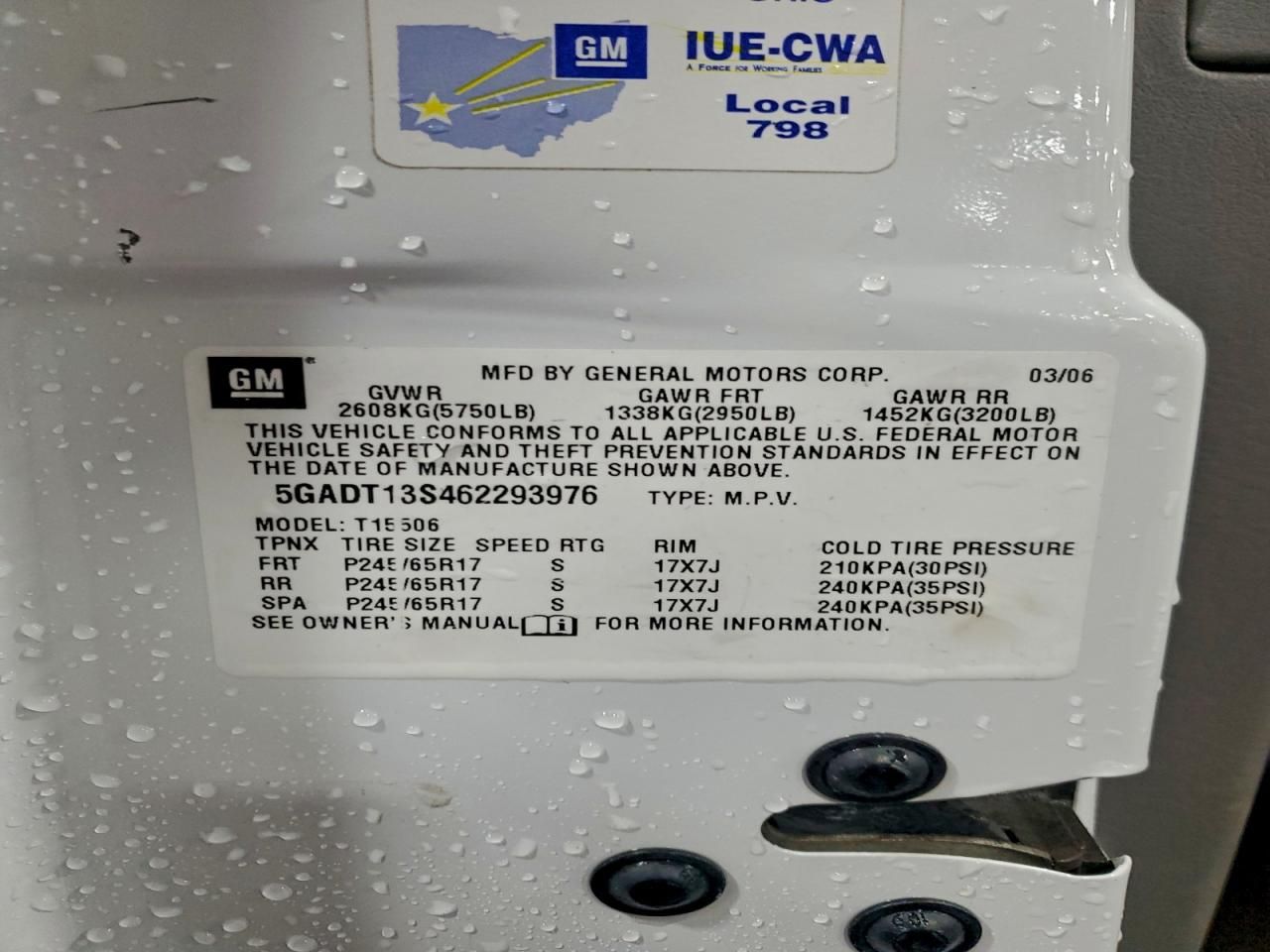 2006 Buick Rainier cxl