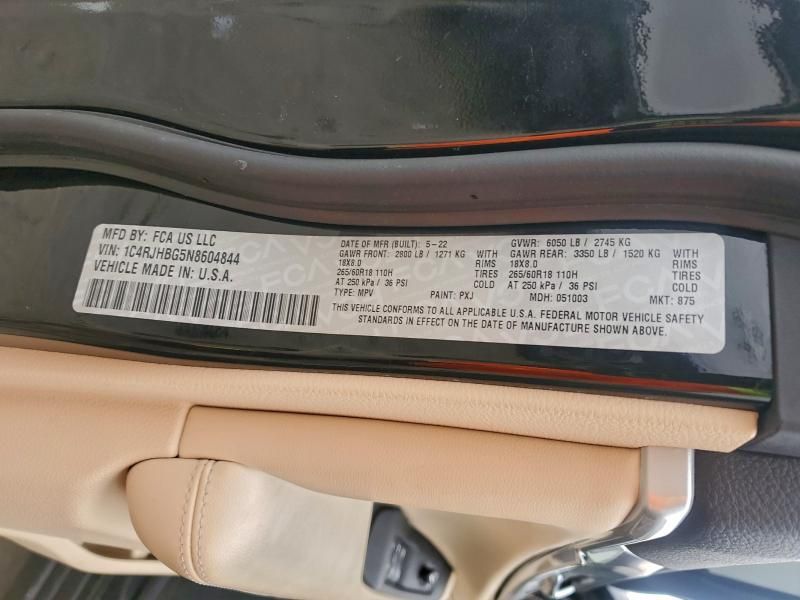 2022 Jeep Grand Cherokee Limited