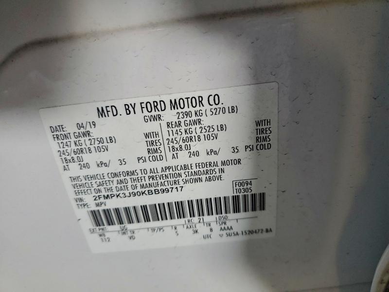 2019 Ford Edge sel