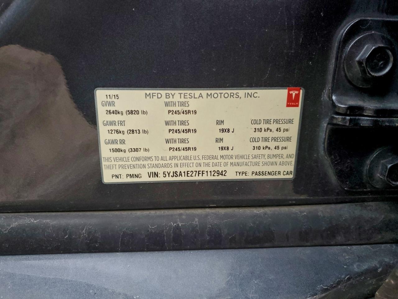 2015 Tesla Model s