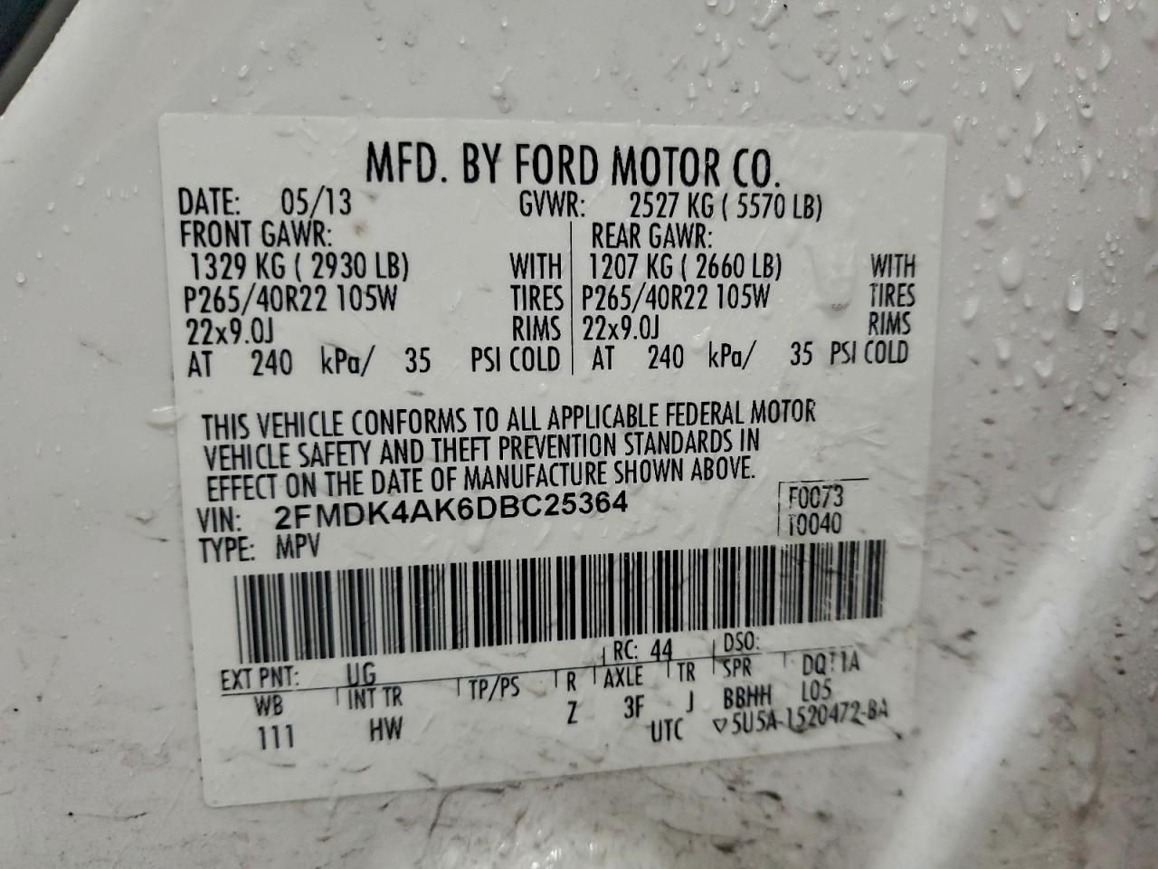 2013 Ford Edge Sport