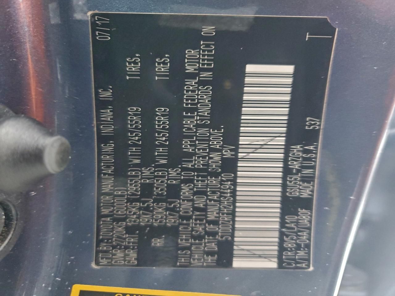 2017 Toyota Highlander Limited