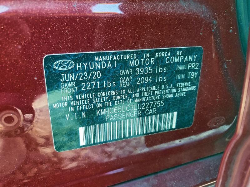 2020 Hyundai Ioniq Blue