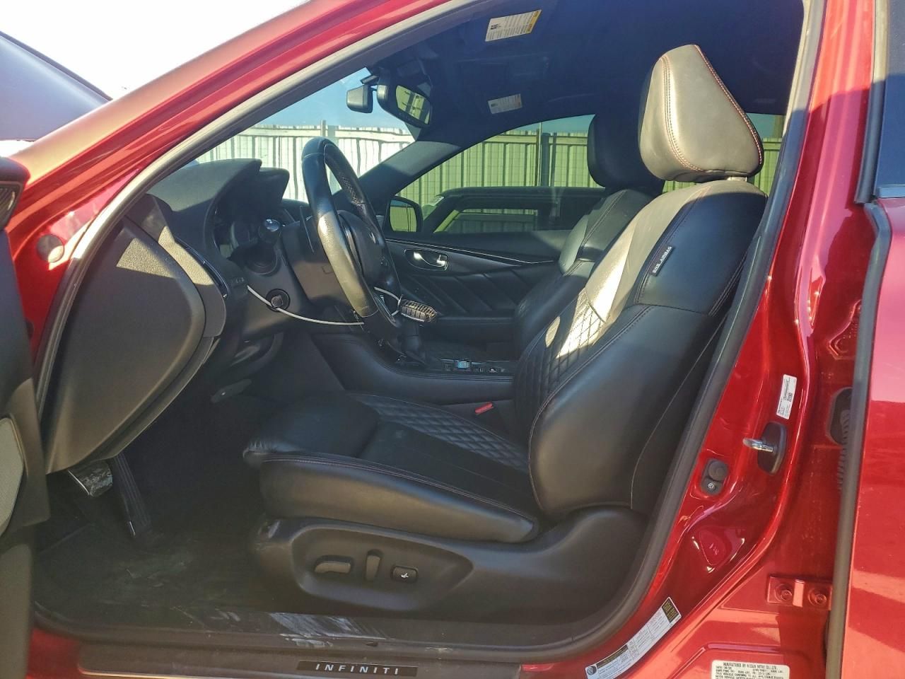 2021 Infiniti Q50 red Sport 400