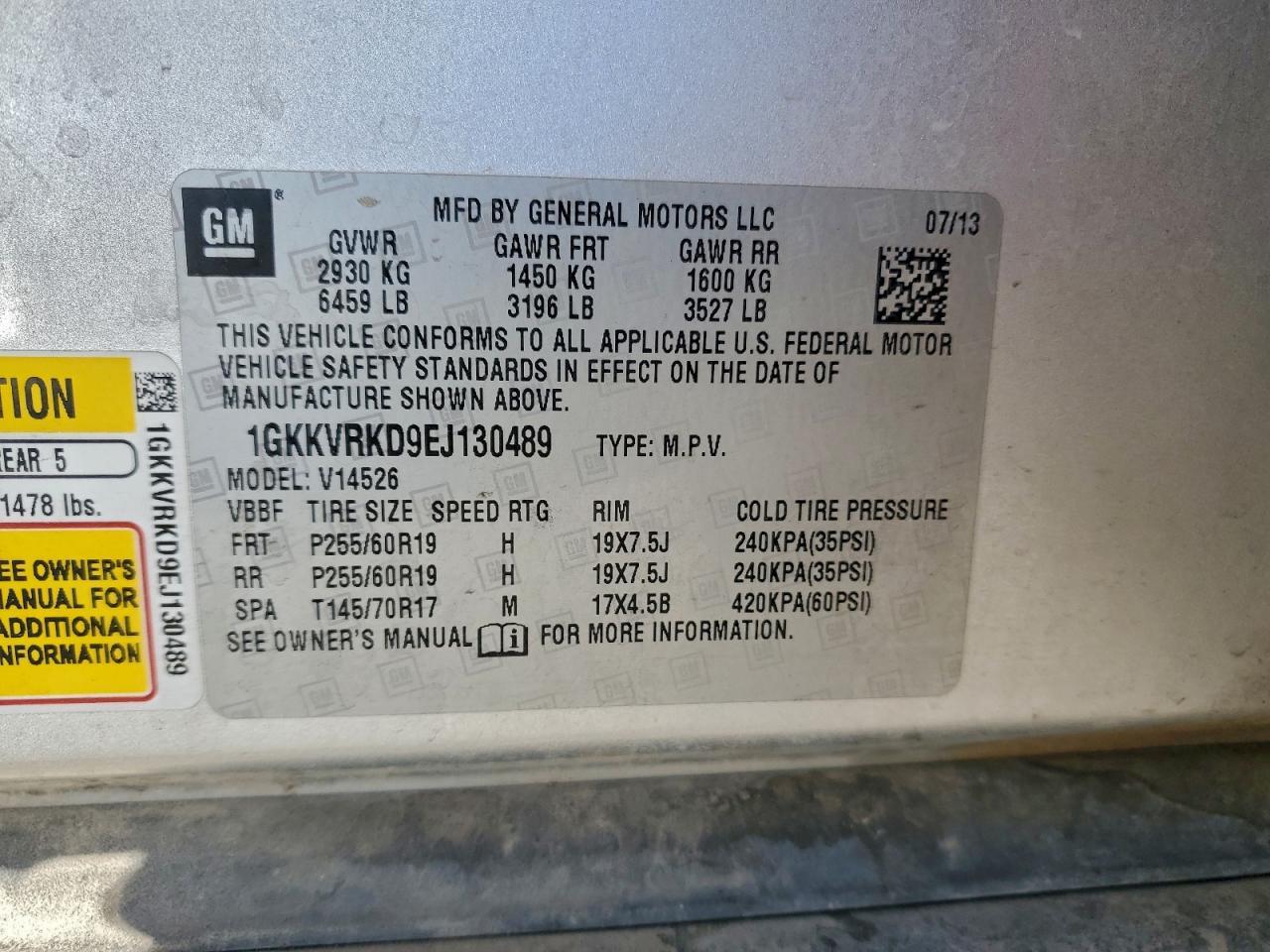 2014 GMC Acadia Slt-1