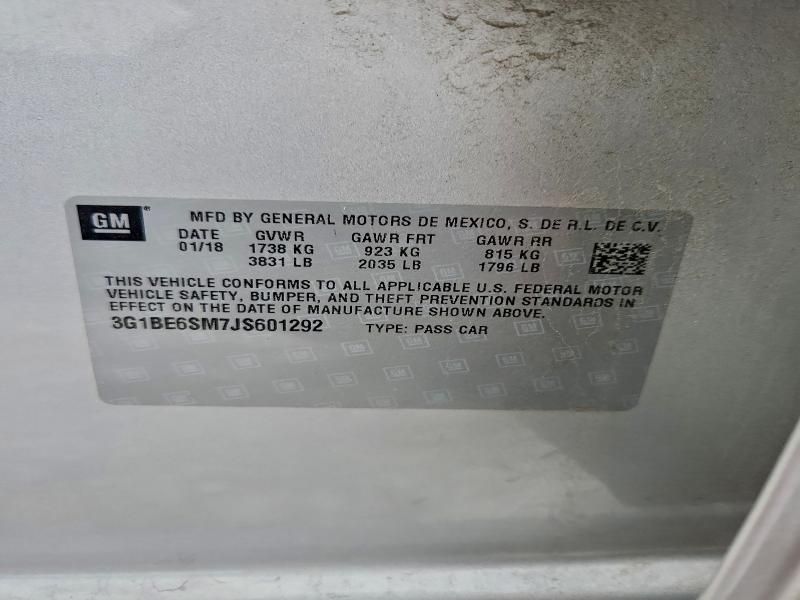 2018 Chevrolet Cruze lt