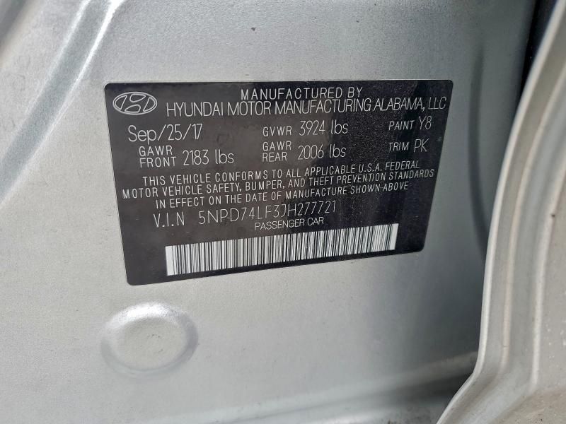 2018 Hyundai Elantra se