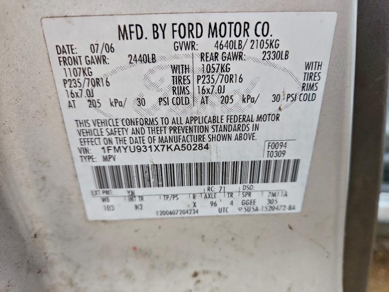 2007 Ford Escape xlt