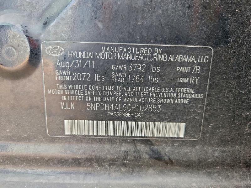 2012 Hyundai Elantra gls