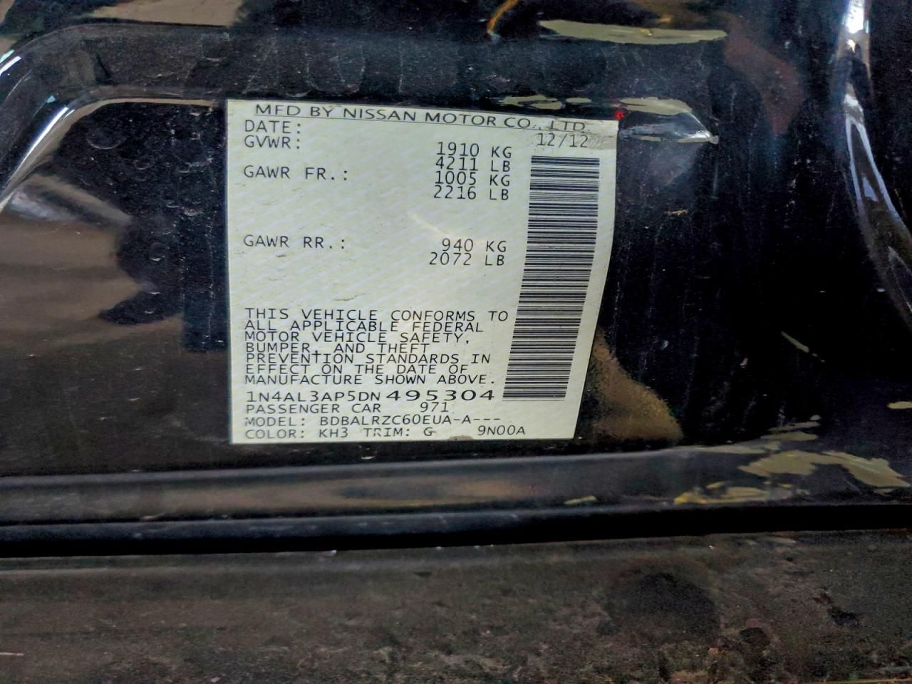 2013 Nissan Altima 2.5