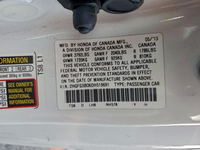 2013 Honda Civic exl