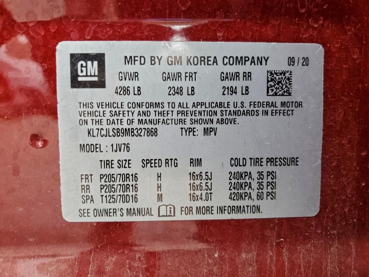 2021 Chevrolet Trax 1LT