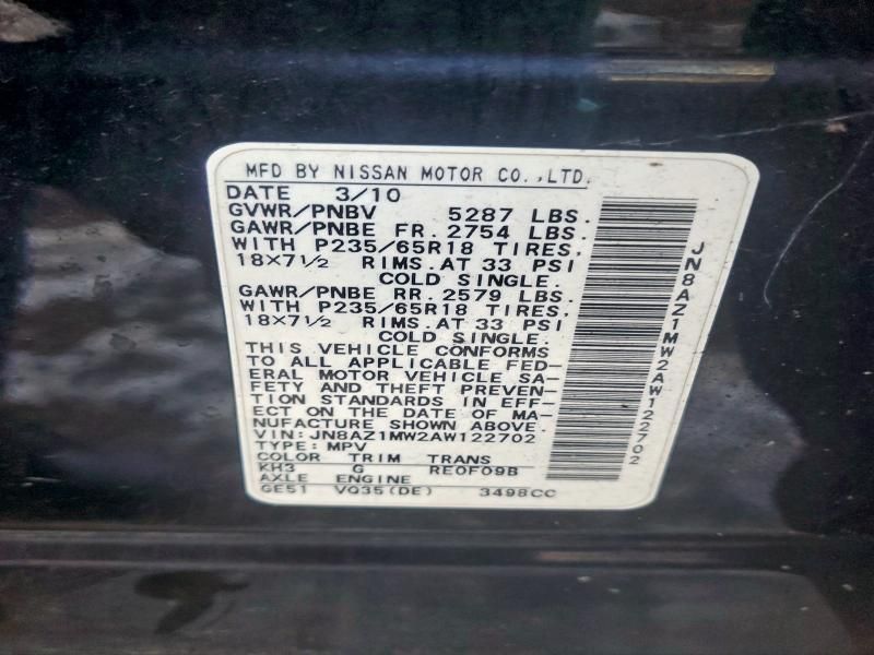 2010 Nissan Murano s