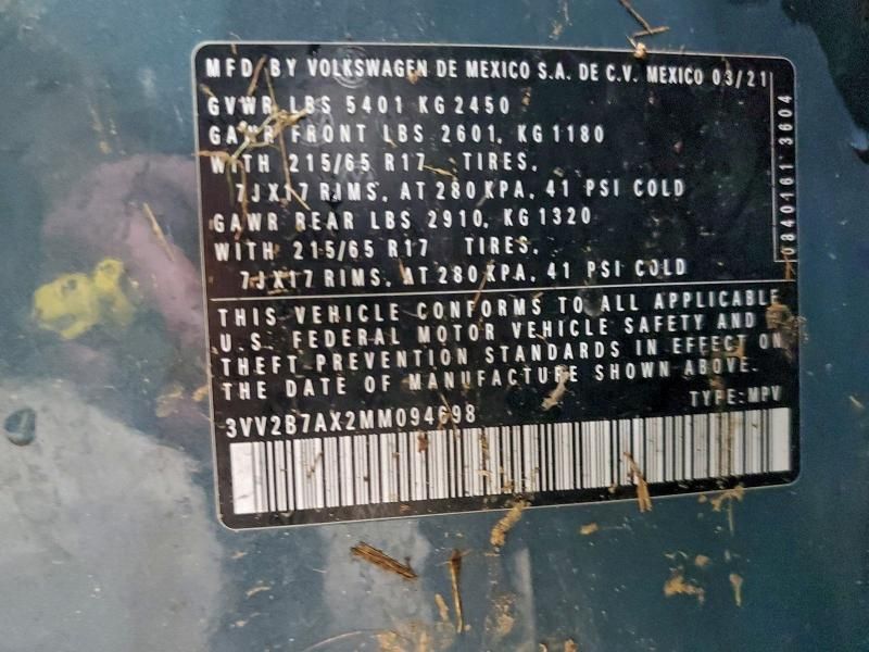 2021 Volkswagen Tiguan se