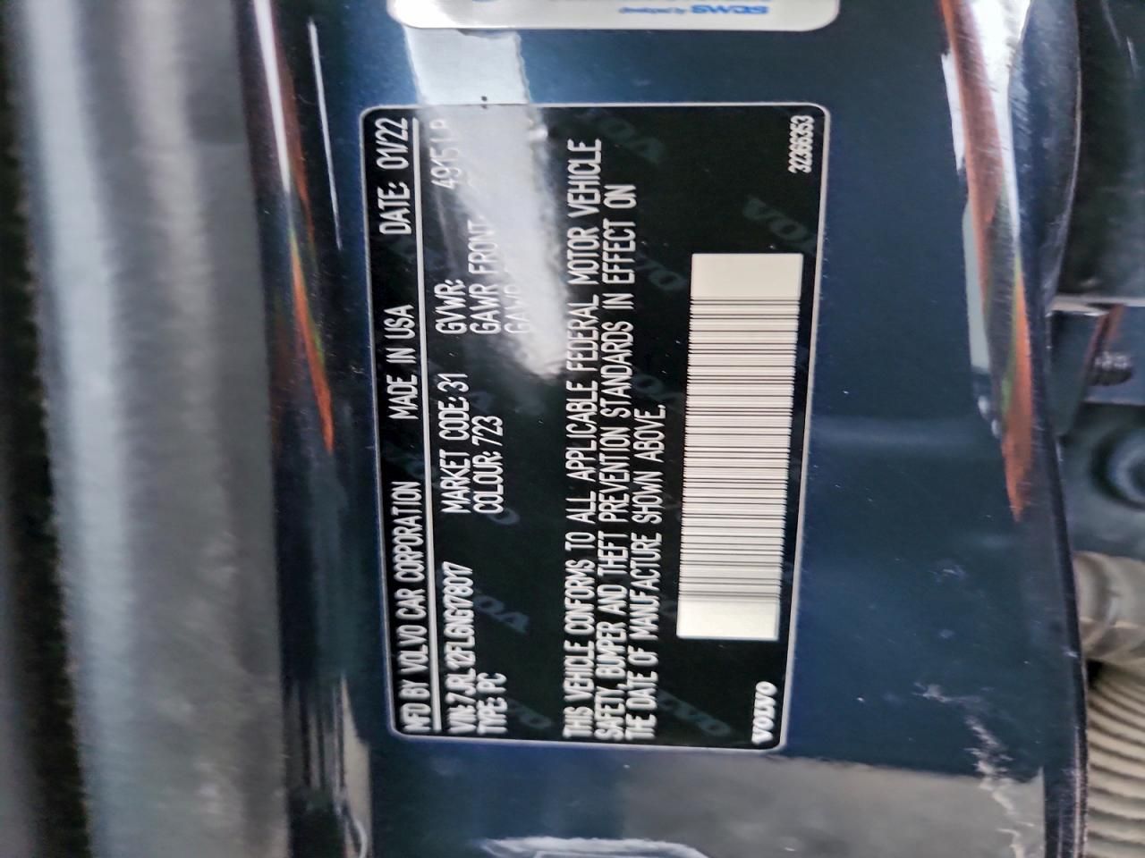 2022 Volvo S60 B5 Inscription