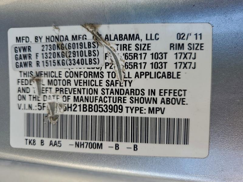 2011 Honda Odyssey lx