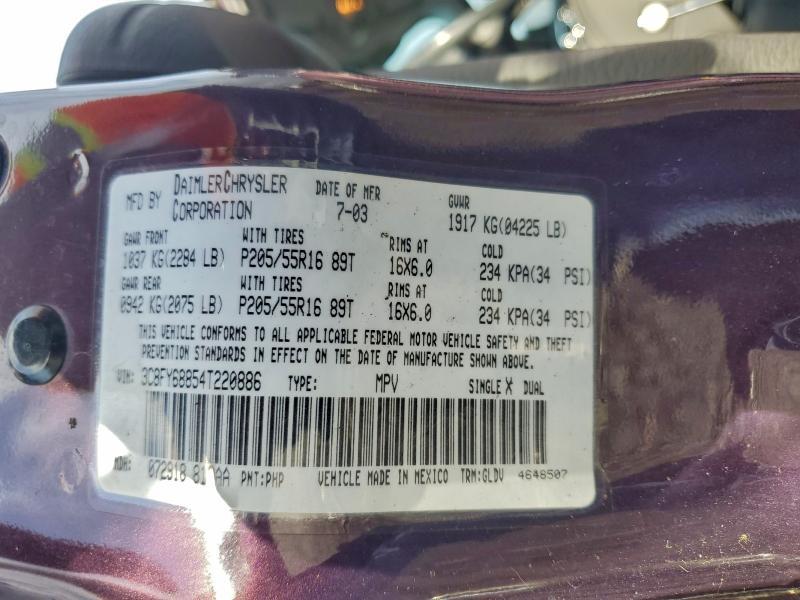 2004 Chrysler Pt Cruiser Limited