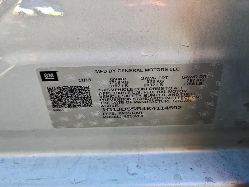 2019 Chevrolet Sonic lt