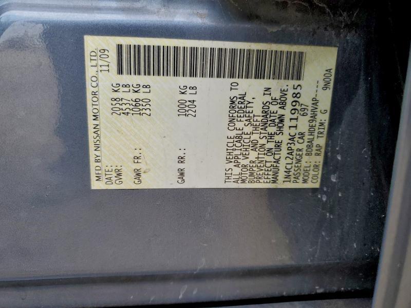 2010 Nissan Altima Hybrid