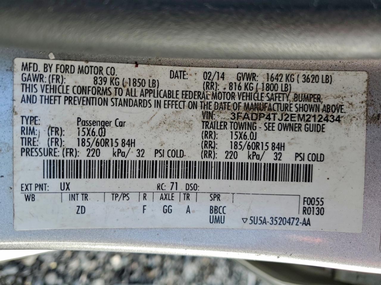 2014 Ford Fiesta s
