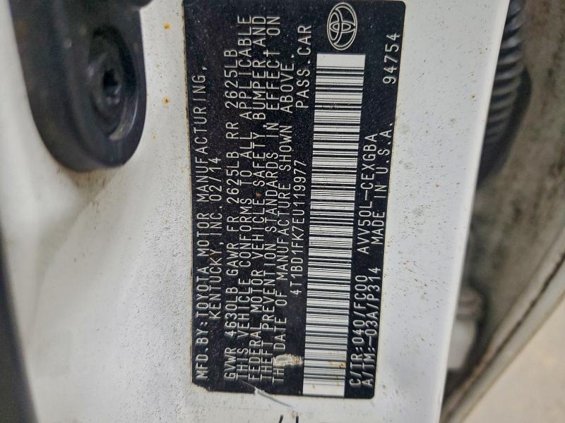 2014 Toyota Camry Hybrid