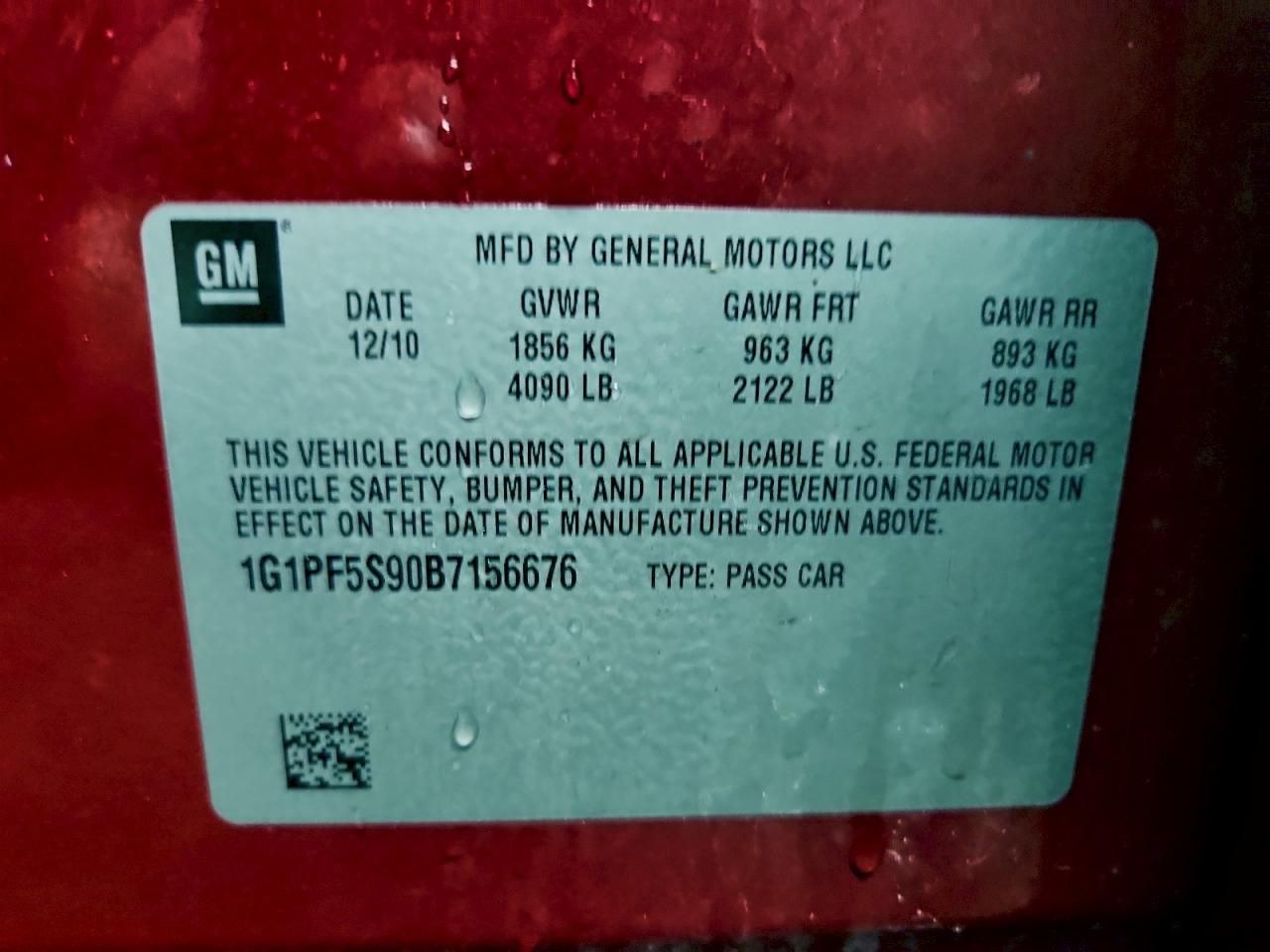 2011 Chevrolet Cruze lt