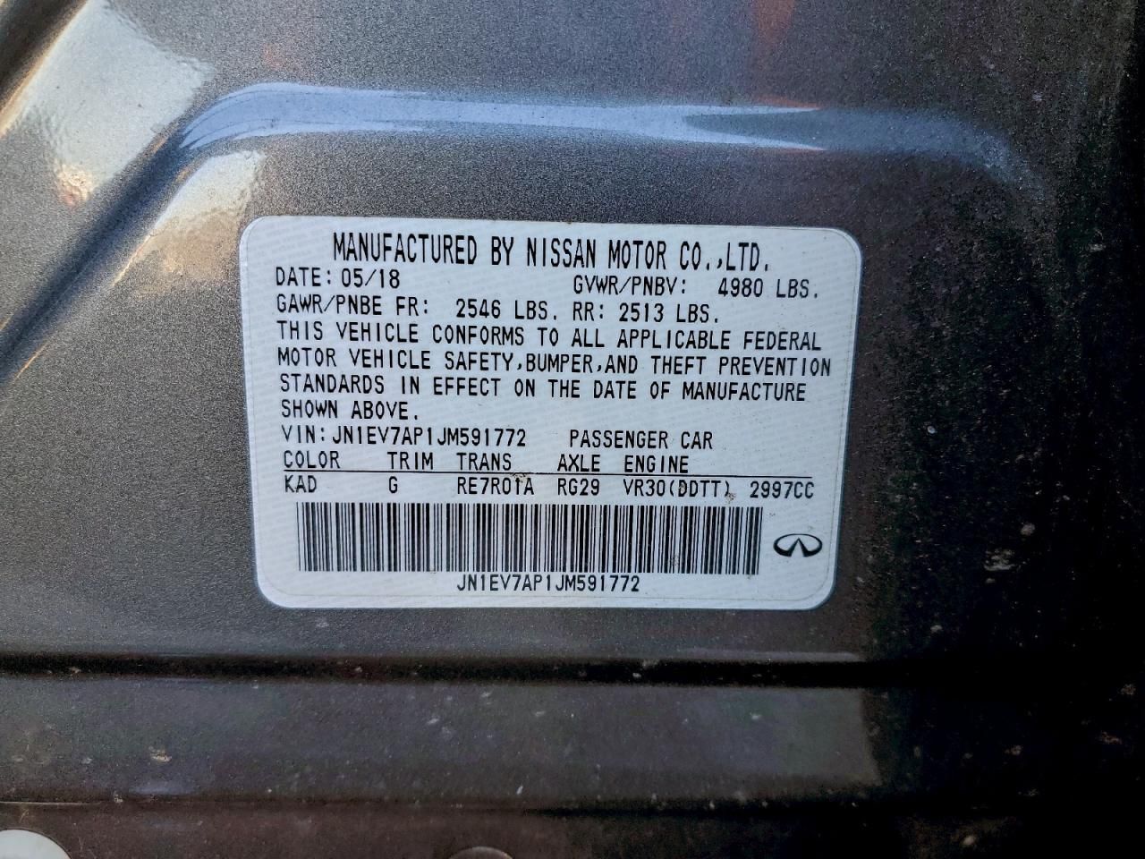 2018 Infiniti Q50 Luxe