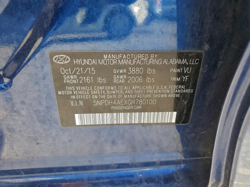 2016 Hyundai Elantra se