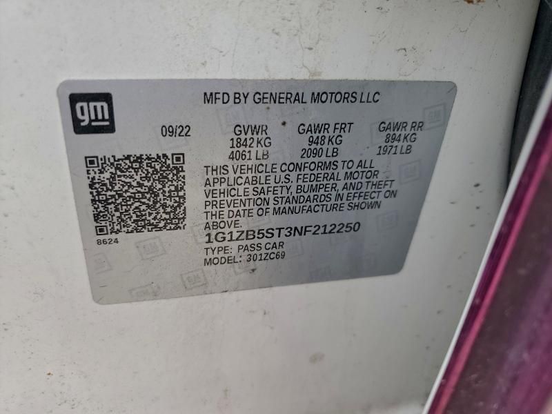 2022 Chevrolet Malibu ls