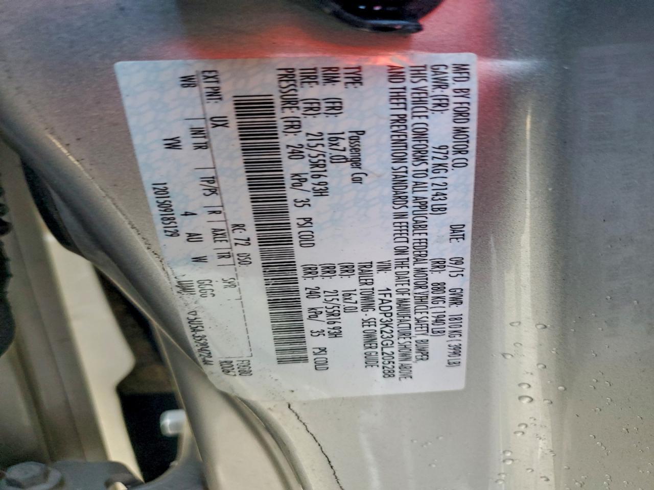 2016 Ford Focus se