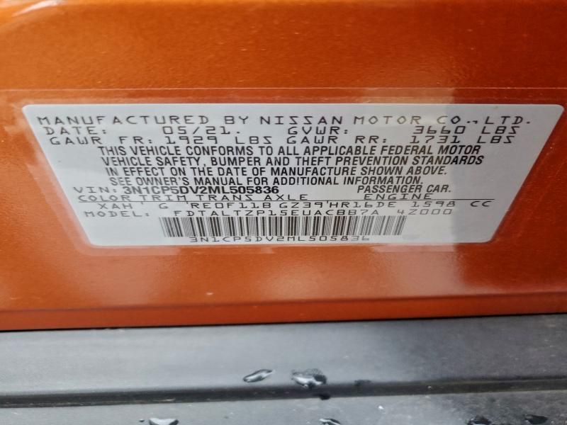 2021 Nissan Kicks sr