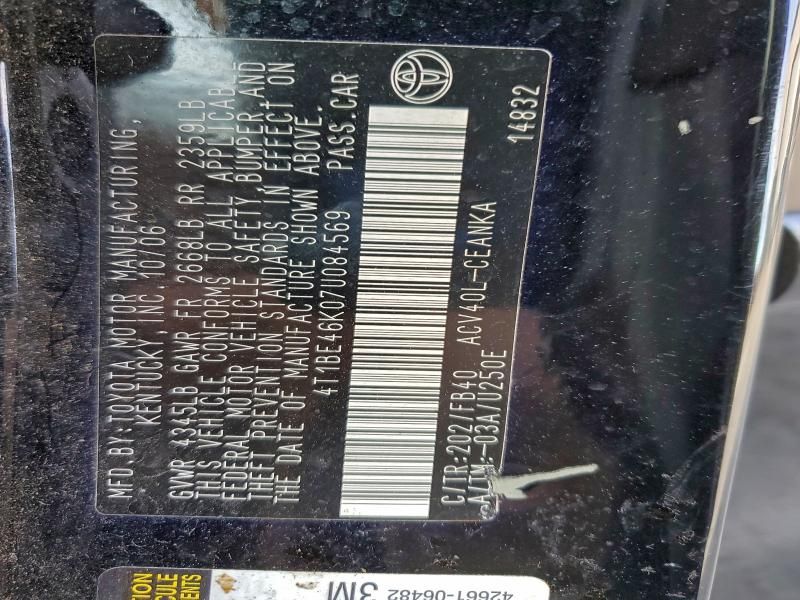 2007 Toyota Camry ce