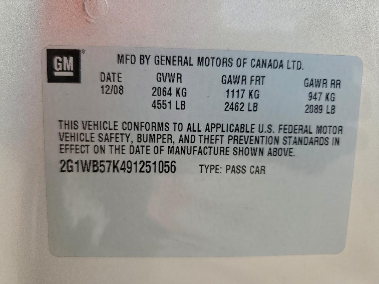 2009 Chevrolet Impala ls
