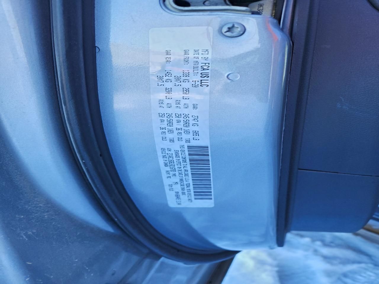 2020 Chrysler Pacifica Touring l