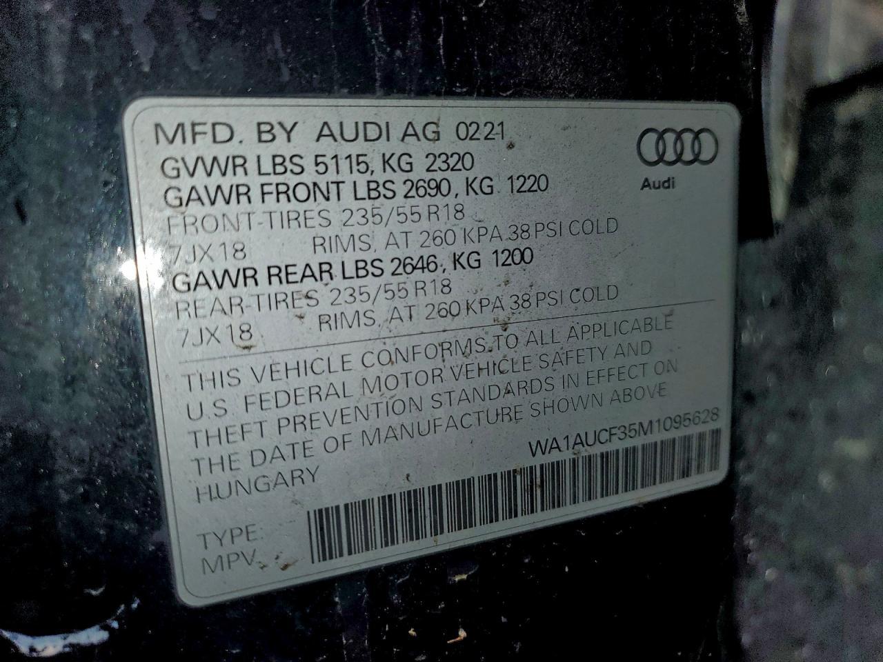 2021 Audi Q3 Premium 40