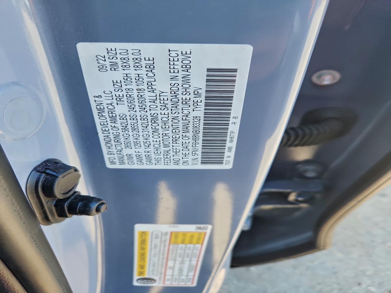 2022 Honda Pilot Trailsport