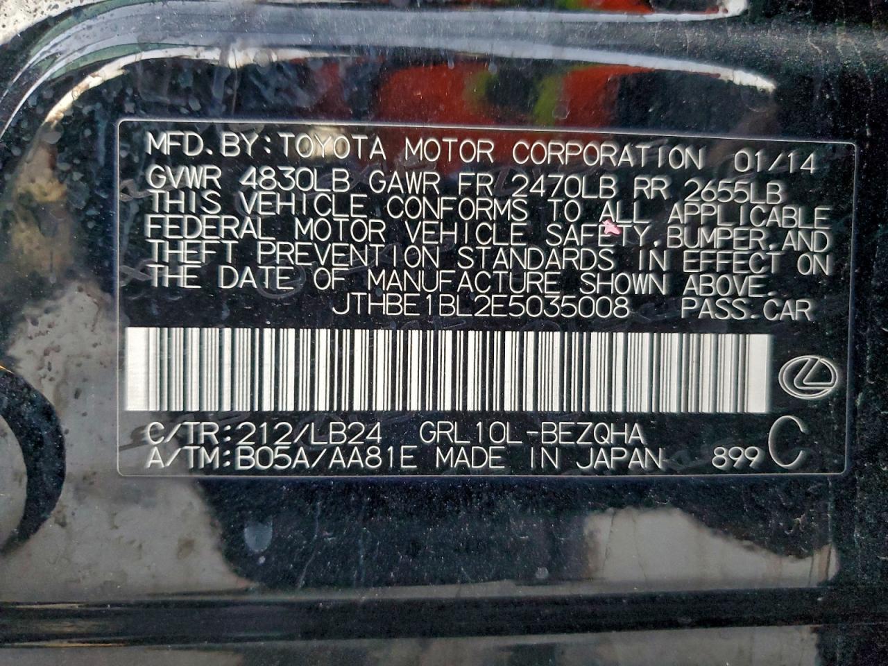 2014 Lexus Gs 350