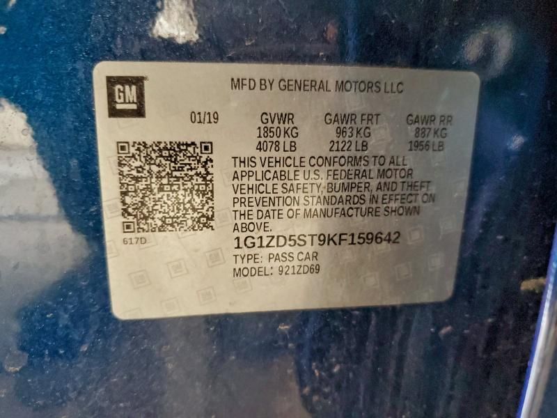 2019 Chevrolet Malibu lt