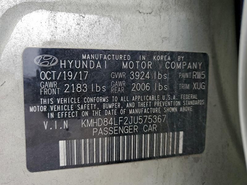 2018 Hyundai Elantra sel