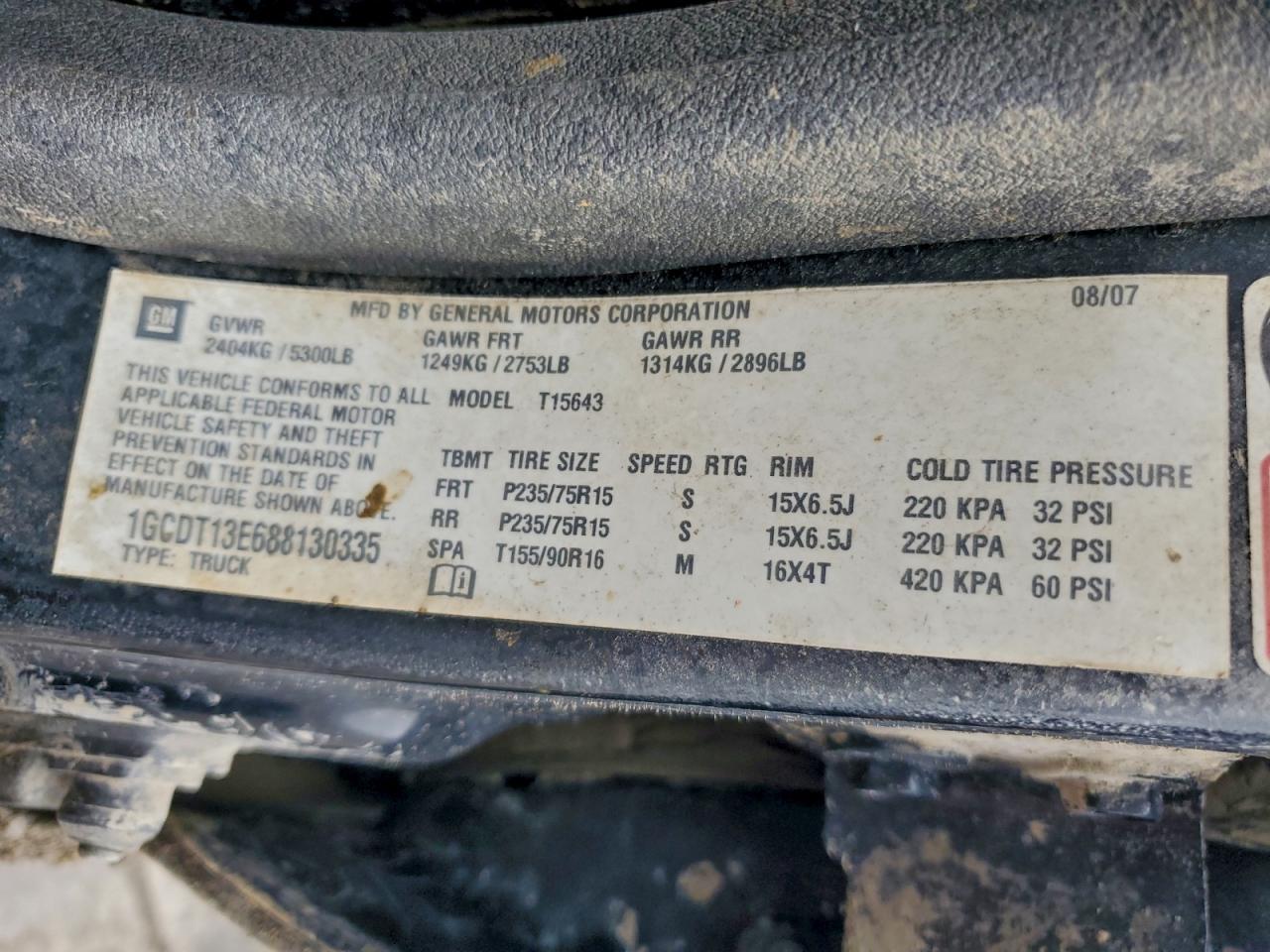 2008 Chev Colorado